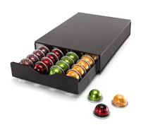 SYSYLY Soporte para cápsulas Dolce Gusto|Vertuoline|Originalline, cajón de cápsulas, dispensador de cápsulas de metal, organizador para guardar cápsulas de café.