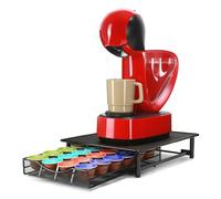 SYSYLY Soportes para Cápsulas de Café,Dispensador de Cápsulas Compatible con Dolce Gusto,Cajón de Metal para almacenar cápsulas Dolce Gusto capacidad para 24 cápsulas.