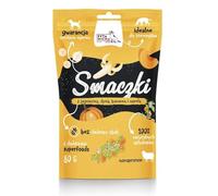 SYTA MICHA Snack para Perros Plátano Albaricoque Cordero Calabaza 80 g
