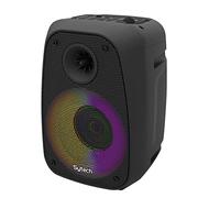 Sytech Altavoz Serie microbeat 3", 10w, rms / 75 pmpo, Recargable, BT, Mic, led, Negro