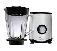 Sytech batidora de Vaso de Cristal, Cuchillas Tit. 1300w., 1.5l, INOX