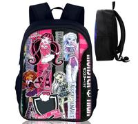 SYTTNUM Monster Mochilas infantiles,Mochila Escolar Monster, Anime Mochila 3D Estampado Mochila,Mochila escolar de dibujos animados para niños