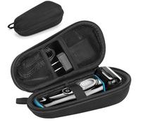 SyuCeia Estuche para maquinilla de afeitar eléctrica de viaje, estuche de afeitadora eléctrica, estuche de viaje para afeitadora, estuche de viaje para afeitadora, estuche de viaje para maquinilla de