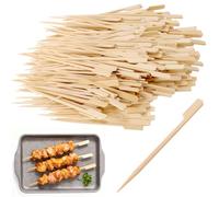 SYUTBOU 1000 brochetas de bambú de color natural de 15 cm, para cócteles, para aperitivos, fiestas y catering