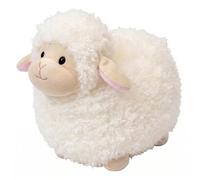 Syutokul Oveja de Peluche de Peluche Linda y esponjosa Oveja Suave compañero Cordero de para exhibición en el hogar Blanco lechoso 7.87 Pulgadas