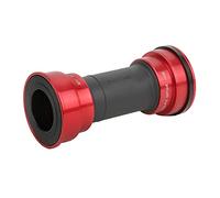 SYUULCOI Bicycle Bottom Bracket, for Mountain Bike, High Strength Aluminum Alloy, Double Waterproof Design, Smooth Ball Bearing, Long Service Life, DIY Accessory (Roja)