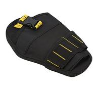 SYUULCOI Funda para Taladro, Bolsa de Almacenamiento de Herramientas, cinturón inalámbrico, Bolsa de muñeca portátil para Taladro eléctrico y Llave Inglesa (Negra)