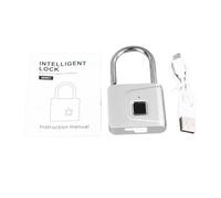 SYUULCOI Lanzamiento de huellas digitales Anti robo Electronic Smart Keyless Gabinet Lock para gimnasio de dormitorio de estudiantes familiares