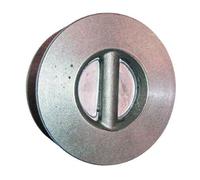 Syveco 372200 Serie 372 Válvula antirretorno de acero inoxidable, doble prueba, Wafer Swing, asiento FKM, PN10/16, M200 BSP