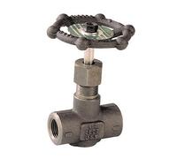 Syveco 483003 Serie 483 - Válvula de aguja de acero al carbono A105N, 3000 PSI, 3/8" FBSP