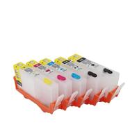 Sywchrf 5PCS Refillable Ink Cartridge Replacement Compatible with 564 Cartridge with Chip Works with 564 PhotosmartPlus B209a B210a 3522 5510 5511 B109a Printers