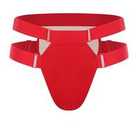 Sywiyi Cinturón de apoyo para mujer, correas ajustables, tangas, tangas, prolapso de vejiga, soporte para prolapso uterino, soporte para vulvavaris yoga, rojo, L