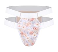Sywiyi Cinturón de apoyo para mujer, correas ajustables, tangas, tangas, prolapso de vejiga, soporte para prolapso uterino, soporte para vulvavaris yoga, flores, L