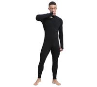 Sywiyi Mono deportivo para hombre, largo de cuerpo entero, de una pieza, corte ajustado, acanalado, entrenamiento, gimnasio, fitness