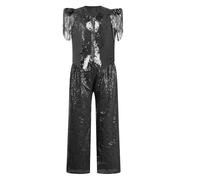 Sywiyi Niña Trajes De Baile De Jazz Conjunto Niñas Piezas Danzar De De Negro 13-14 años