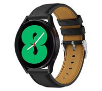 Syxinn 20mm Cuero Correa para Samsung Galaxy Watch 4/4 Classic 46mm 42mm/Galaxy Watch 6/7/Watch 5/5 Pro/Galaxy Watch Active 2 40mm 44mm Pulsera para Watch 3 41mm/Gear S2 Classic/Huawei Watch GT 2 42mm