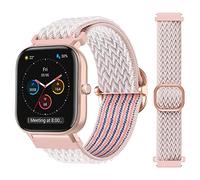 Syxinn 20mm Nylon Correa para Amazfit GTS 2/2 Mini/2e/GTS 3, GTS 4/GTS 4 Mini, Amazfit Bip/Bip U/Bip S/Bip Lite Correa Elástica Sport Pulsera para Amazfit GTR 42mm/Samsung Galaxy Watch 4/4 Classic
