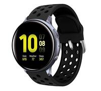 Syxinn Compatible con 20mm Correa de Reloj Galaxy Watch Active/Active 2 40mm 44mm/Galaxy Watch 42mm Banda 20mm Silicona Pulsera para Gear Sport/Gear S2 Classic(SM-R732/SM-R735)