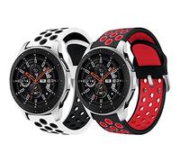 Syxinn Compatible para 22mm Correa de Reloj Galaxy Watch 46mm/Gear S3 Frontier/Classic/Galaxy Watch 3 45mm Banda de Silicona Deportiva Pulsera para Moto 360 2nd Gen 46mm/Huawei Watch GT/Ticwatch Pro