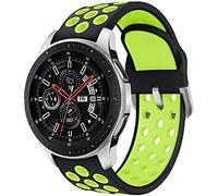 Syxinn Compatible para 22mm Correa de Reloj Galaxy Watch 46mm/Gear S3 Frontier/Classic/Galaxy Watch 3 45mm Banda de Silicona Deportiva Pulsera para Moto 360 2nd Gen 46mm/Huawei Watch GT/Ticwatch Pro