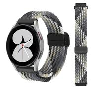 Syxinn Correa de Nailon Elástico 20mm para Samsung Galaxy Watch 4/4 Classic/5/5 Pro/6/6 Classic/7 y Active 2 - Compatible con Múltiples Tamaños