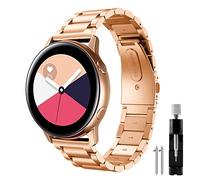 Syxinn Correa Galaxy Watch Active 2 40mm 44mm/Galaxy Watch 4/4 Classic, Watch 6/Watch 5 Correas 20mm Acero Inoxidable Metal Banda Pulsera para Galaxy Watch 42mm/Watch 3 41mm/Gear S2 Classic/Gear Sport