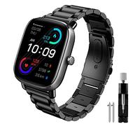 Syxinn Correa para Amazfit GTS 2 Mini/GTS 2/GTS 2e, Amazfit GTS 4/GTS 4 Mini/GTS 3/GTS 3 Mini 20mm Correa Acero inoxidable Pulsera para Amazfit Bip 3/Bip 3 Pro/Bip S/Bip U/Bip Lite para Mujer Hombre
