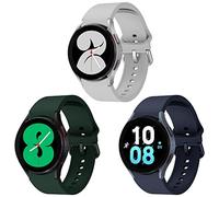 Syxinn Correa para Samsung Galaxy Watch 4 Correa 40mm/44mm, Galaxy Watch 4 Classic 42mm/46mm, Galaxy Watch 6/6 Classic 43mm 47mm, Galaxy Watch 7/Watch 5/5 Pro 45mm Correa Pulsera de Silicona Banda