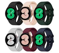 Syxinn Correa para Samsung Galaxy Watch 4 Correa 40mm/44mm, Galaxy Watch 4 Classic 42mm/46mm, Galaxy Watch 6/6 Classic 43mm 47mm, Galaxy Watch 7/Watch 5/5 Pro 45mm Correa Pulsera de Silicona Banda