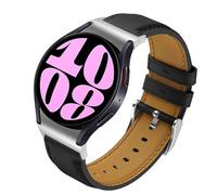 Syxinn Cuero Correa para Samsung Galaxy Watch 6 40mm 44mm Correa, Watch 6 Classic 43mm 47mm, Correa Galaxy Watch 4/4 Classic 46mm 42mm, Galaxy Watch 7/Watch 5/5 Pro Pulsera de Cuero para Hombre Mujer