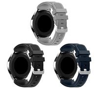 Syxinn - Pulsera para Galaxy Watch de 46 mm, Gear S3 Frontier/Classic/Samsung Galaxy Watch 3 45 mm, correa de silicona deportiva para Huawei Watch GT 2 46 mm/GT 3 46 mm/Moto 360 2nd Gen 46 mm