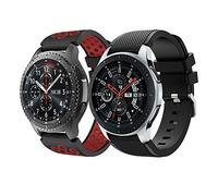 Syxinn - Pulsera para Galaxy Watch de 46 mm, Gear S3 Frontier/Classic/Samsung Galaxy Watch 3 45 mm, correa de silicona deportiva para Huawei Watch GT 2 46 mm/GT 3 46 mm/Moto 360 2nd Gen 46 mm