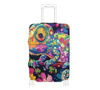 SyXIOP Beauty Chameleon - Funda protectora elástica para equipaje, lavable, para maleta, para equipaje de 18 a 32 pulgadas, Beauty Chameleon, M 22-24 in, Clásico