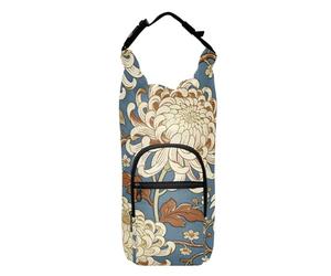 SyXIOP Bolsa de agua plegable con diseño de crisantemo vintage de William Morris, mochila de 20/24/32/40 onzas para adultos, niños, caminar, senderismo, camping, viajes, accesorios para Senderismo