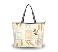 SyXIOP Bolso cruzado bohemio simple y moderno de tela de seda con cremallera para mujer, bolsas cruzadas reutilizables para mujer, uso diario y viajes, Boho Simple Modern Crop, Medium