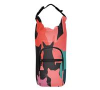 SyXIOP Coloful Cats Shadow Art - Bolsa de transporte para botella de agua fácil de transportar de 20/24/32/40 onzas, para caminatas diarias, senderismo y otras actividades al aire libre, accesorios