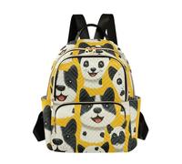 SyXIOP Dogs Doodles - Mochila ligera antirrobo de 12.5 pulgadas para mujeres pequeñas, mochila de moda para negocios, Doodles para perros, S, Casual