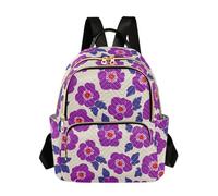 SyXIOP England Tudor - Mochila moderna y elegante de 12 5 pulgadas para viajes para mujeres y negocios de moda, Inglaterra Tudor Rosa Púrpura, M, Casual