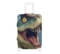 SyXIOP Fundas protectoras elásticas para equipaje, antiarañazos, accesorio de viaje para equipaje de 18 a 32 pulgadas, Anime Dinosaur Roaring, L 26-28 in, Clásico