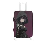 SyXIOP Grim Reaper - Funda protectora de equipaje de mano, elástica, lavable, para equipaje de 18 a 32 pulgadas, color negro, Grim Reaper Black Cool, S 18-20 in, Clásico