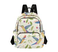 SyXIOP Lovely Humming Bird Mochila de hombro impermeable de 12.5 pulgadas para mujer, mochila de moda para mujeres, adolescentes y niñas, Bonito colibrí, S, Casual