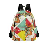 SyXIOP Mochila de moda con patrones coloridos bohemios de 12.5 pulgadas, ligera, antirrobo, mochila de moda para negocios, Patrones coloridos misteriosos bohemios, M, Casual