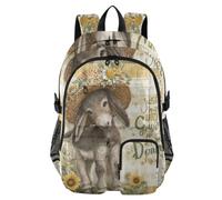 SyXIOP Mochila de viaje Just A Girl Who Loves Donkey Work Bookbag
