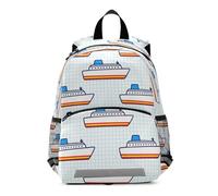 SyXIOP Mochila para niñas Big Ship de dibujos animados para niños, correa para libros, mochila para jardín de infantes, mochila para ni?as de 4 a?os