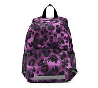 SyXIOP Mochilas de seguridad para niños grandes, color negro y morado, para estudiantes, mochilas escolares para ni?as de 5 a?os