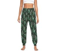 SyXIOP Oliver Jeffers Finland Lily of The Valley - Pantalones de yoga para mujer, elásticos, casuales, ropa de verano para el hogar, Oliver Jeffers Finland Lily of the Valley Olive, XXL