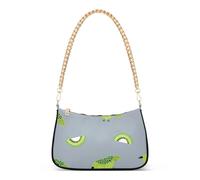 SyXIOP Oliver Jeffers Style Kiwi Jade Bird Design Green - Riñonera cruzada para mujer con múltiples bolsillos para otoño