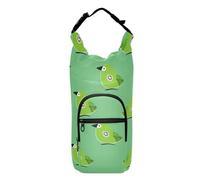 SyXIOP Oliver Jeffers Style Kiwi Jade Bird Design - Soporte cruzado para botella de agua, mochila fácil de transportar con soporte para botella de agua de 20/24/32/40 onzas, para caminar diariamente