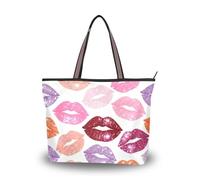 SyXIOP Sassy Glitter Lips - Bolsas de tela de seda con cremallera para mujer, elegantes bolsas cruzadas para mujer, para graduación, compromiso, cóctel, fiesta, boda, Labios con purpurina atrevida
