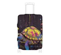 SyXIOP Sweet Eastern Box Turtle - Funda elástica para equipaje, antiarañazos, protección contra el polvo, para equipaje de 18 a 32 pulgadas, Sweet Eastern Box Turtle, S 18-20 in, Clásico